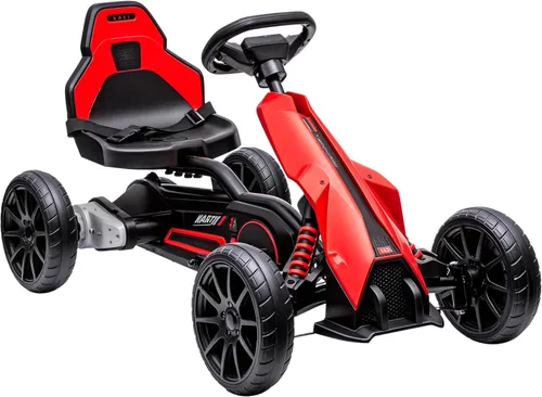 Miniatura 11 de Aosom Go Kart eléctrico de 12 V para niños, juguete para montar al aire libre con accionamiento hacia adelante hacia atrás y velocidad ajustable