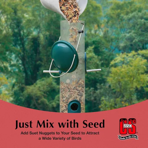 Miniatura 4 de C&S Wild Bird - Mega caja de pepitas de sebo de maní, 8 libras