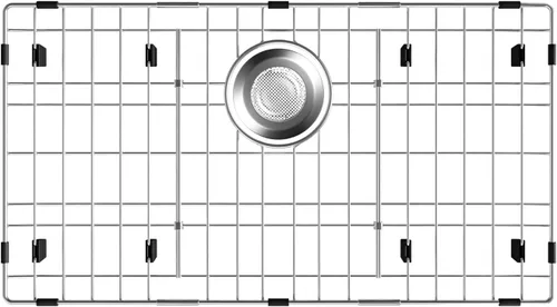 Miniatura 25 de Protector de rejilla para fregadero, rejillas inferiores de 18 pulgadas, protector de fregadero con radio de esquina, protector de fregadero