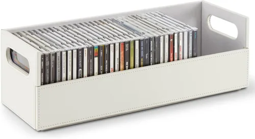 Stock Your Home caja de almacenamiento de CD, organizador para estantes de películas, DVDs, soporte para mostrar cintas de cassette, soporte para