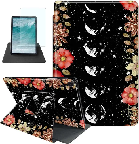 Miniatura 15 de Rossy Funda para Samsung Galaxy Tab A7 Lite de 8.7 pulgadas 2021 (SM-T220/T225/T227) + protector de pantalla giratorio de 360 grados con soporte