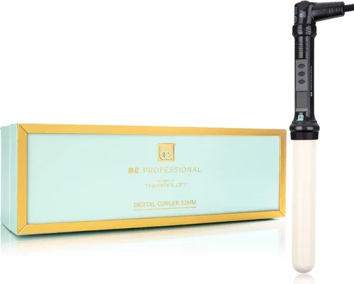 Miniatura 3 de Be. - Rizador de pelo profesional de cerámica de 1 pulgada, rizador de pelo de calor instantáneo con LCD de 310 ℉ - 450 ℉ Control de temperatura
