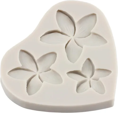 Miniatura 6 de Plumeria - Moldes de silicona para flores de hibisco, moldes para decoración de pasteles, decoración de cupcakes, caramelo de chocolate, pasta