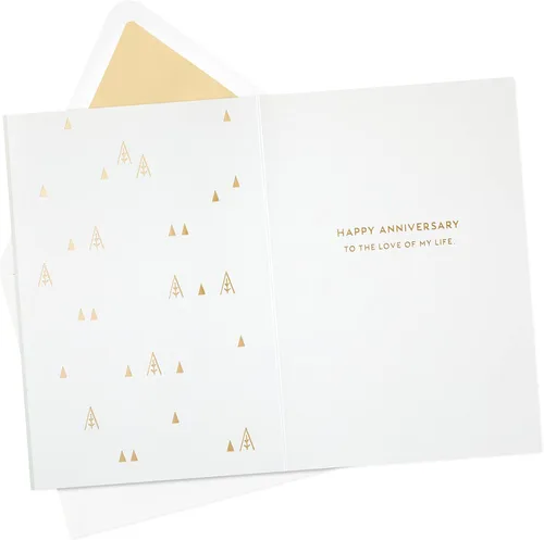 Miniatura 2 de Hallmark Tarjeta de aniversario exclusiva para marido, esposa, novio, novia (Love of My Life)