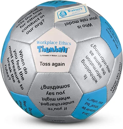 Miniatura 34 de Trainers Warehouse Colección Thumball de 6 pulgadas, 32 indicaciones para conversación, formación de equipos, relación y entrenamiento