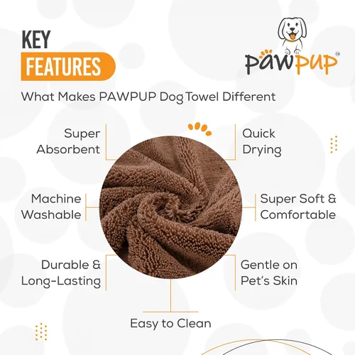 Miniatura 4 de Toallas para Perros para Secar Perros Toalla de Aseo para Mascotas de Microfibra Súper Absorbentes para Perros, Gatos y Otras Mascotas