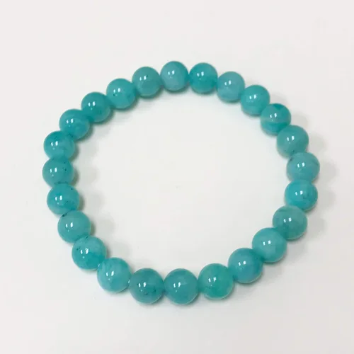 Miniatura 393 de Gem Avenue Handmade Round Bead Stretch Bracelet Unisex Natural Stone Beaded Jewelry for Men & Women, Elastic Wristband for Daily Wear