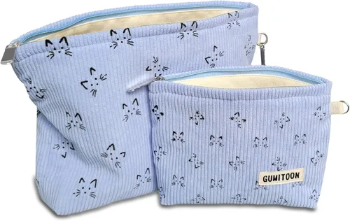 Miniatura 10 de 2 bolsas de cosméticos, bolsa de maquillaje para mujeres, organizador estético, artículos de aseo esenciales de viaje, artículos de aseo
