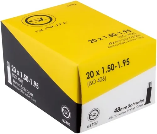 Miniatura 17 de Sunlite Tubos de válvula Schrader Standad, varios tamaños Negro