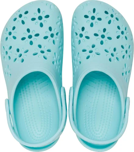 Miniatura 4 de Zuecos Crocs clásicos para niños con diseño floral