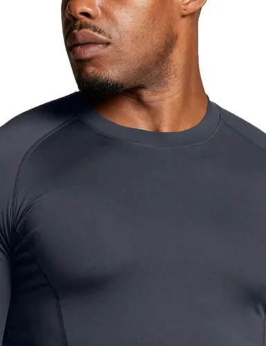 Miniatura 6 de ATHLIO - Paquete de 1 o 3 camisetas de compresión de manga larga con FPU 50+ para hombre, camiseta de protección para deportes acuáticos