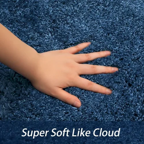 Miniatura 4 de WESTLOOM Alfombra de pasillo de 2 x 8 pies, alfombra de pelo de alta calidad, antideslizante, no desprende pelusa, alfombra gruesa para sala