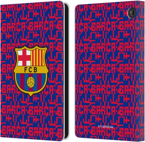 Miniatura 27 de Head Case Designs Funda de piel con licencia oficial del FC Barcelona Barca Crest Graphics compatible con Kindle Paperwhite 5 (2021)
