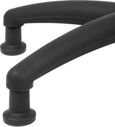 Miniatura 5 de Serie FSS Silla de asiento cuadrado de altura baja (43.2 cm - 55.9 cm) de asiento. Vinilo de tela - para oficina, garaje, escritorio, taller