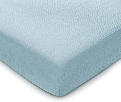 Miniatura 15 de Comfy Cubs Sábana de Moisés de Muselina - Tela 100% Algodón Suave, Transpirable y Delicada para la Piel Sensible del Bebé - Ajuste Universal