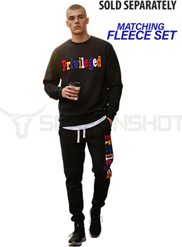 Miniatura 59 de SCREENSHOT APPLIQUE F11966 Premium Fleece Streetwear Chenille EMB Crew Neck Sweatshirt - Classic Fit