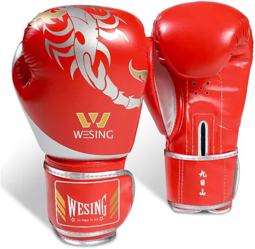 Miniatura 17 de Wesing - Guantes de boxeo para niños y niñas, guantes de boxeo de 6 onzas para niños de 5 a 12 años, guantes de entrenamiento de boxeo para hombres