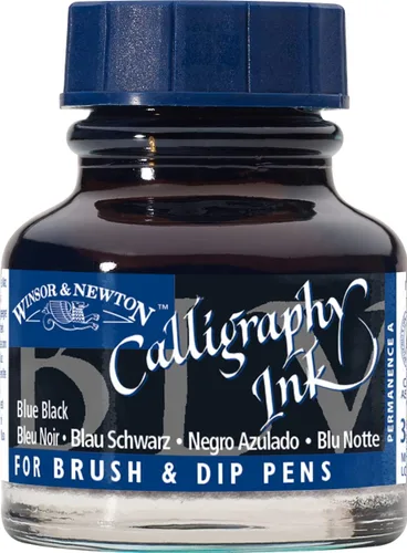 Miniatura 13 de Winsor & Newton Botella de tinta para caligrafía Negro