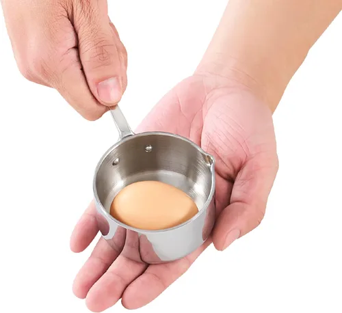 Cooks Standard Calentador de mantequilla de acero inoxidable de 0.15 cuartos de galón, sartén pequeña recubierta de varias capas, 4.7 fl oz, mini