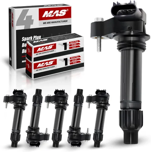 Miniatura 9 de MAS Juego de 6 bobinas de encendido y bujías de platino compatibles con Saturn Outlook Buick Enclave Chevrolet Caprice Traverse Cadillac CTS SRX GMC
