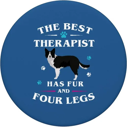 Miniatura 3 de Border Collie Dog Gift Love Dogs Drawing PopSockets - Agarre y soporte para teléfonos y tabletas, Negro