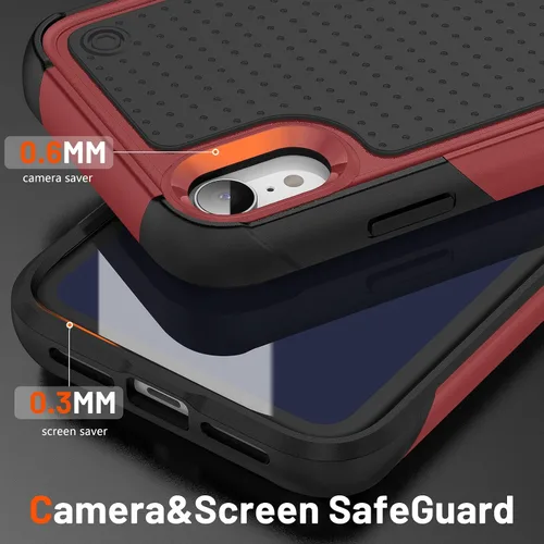 Miniatura 280 de Jeylly Funda para iPhone SE/Funda para iPhone 5S, Exterior de Plástico Duro que Absorbe Golpes + Interior de Silicona de Goma Defensor contra