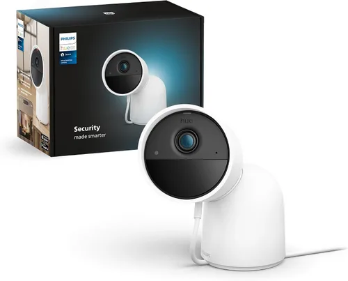 Miniatura 10 de Philips Hue Cámara de escritorio segura, resolución de video de 1080P, notificaciones, audio bidireccional, integración perfecta, soporte de Negro