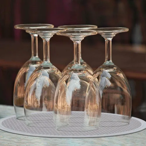 Miniatura 8 de 2 en 1, cubiertas de silicona para almacenamiento de alimentos y tapete para microondas, soporte para tazón, para protección de salpicaduras