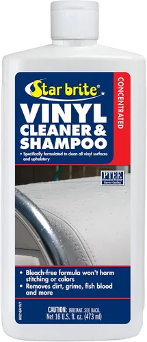 Miniatura 7 de STAR BRITE VInyl - Limpiador, pulidor y protector – Limpia, renueva, ilumina y protege todas las superficies de vinilo, esmalte de champú de grado