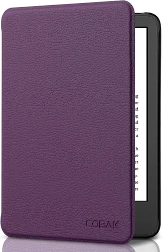 Miniatura 30 de CoBak Funda para Todos los Kindle Nuevos de 6 Pulgadas 2024 y 2022 (11ª Generación) - Cubierta Inteligente de Cuero PU, Suspensión y Activación