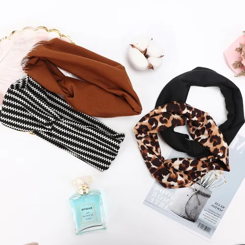 Miniatura 38 de DRESHOW Paquete de 8 diademas anudadas para mujer, con tiras cruzadas, antideslizantes, bohemias, trenzadas, accesorios para el cabello