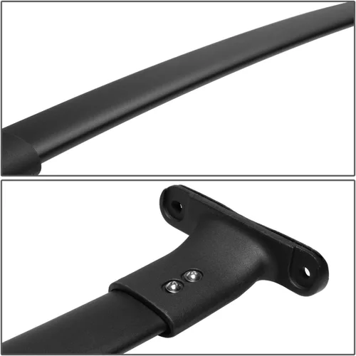 Miniatura 4 de DNA MOTORING PT-ZTL-8028 - Par de barras transversales de aluminio para techo de automóvil, compatibles con Explorer 2016-2018, color negro