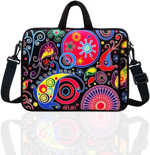 Miniatura 7 de 12.5 pulgadas portátil hombro bolsa manga caso con asa para 11.6" 12" 12.2" 12.2" 12.5" netbook/Macbook Air Pro Púrpura
