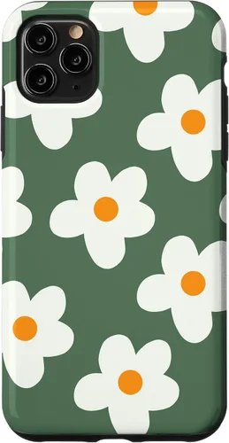 Miniatura 13 de Retro 60s flower vintage floral pattern sage green Groovy Case for iPhone 16