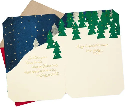 Miniatura 2 de Hallmark Tarjeta de Navidad con adorno de muñeco de nieve extraíble (época favorita del año)