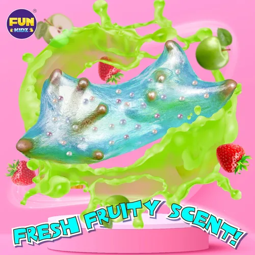 Miniatura 6 de Kit de Slime de Unicornio Esponjoso para Niñas, FunKidz Regalo de Slime de Nube para Mayores de 6 Años, Divertido Kit de Fabricación de Slime