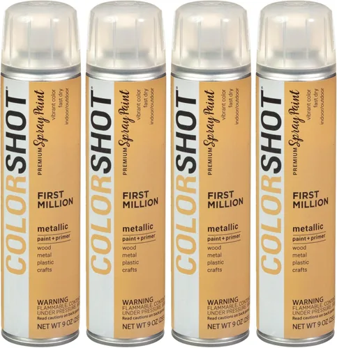 Miniatura 19 de COLORSHOT Pintura en aerosol brillante, aromaterapia (lavanda) 10 onzas, paquete de 4, pintura acrílica de secado rápido, uso en interiores