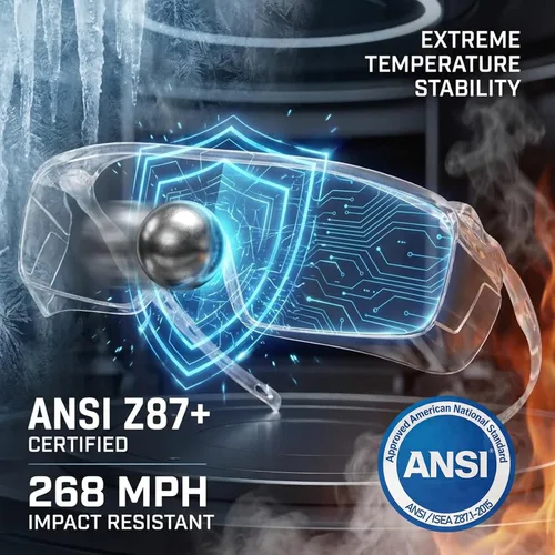 Miniatura 2 de ANSI Z87.1 Gafas de seguridad ligeras anti niebla OTG gafas de seguridad para laboratorio tiro industrial carpintería médica dental