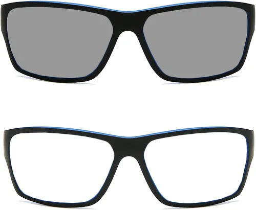 Miniatura 4 de Gafas de lectura bifocales fotocromáticas de transición al aire libre para hombres y mujeres, lentes de sol deportivos para presbicia (negro, 175)