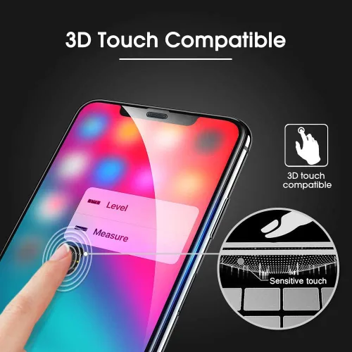 Miniatura 8 de Johncase [Paquete de 2 protectores de pantalla de vidrio templado de alta calidad de cobertura completa 3D 9H de 0.012 in, compatible con fundas]
