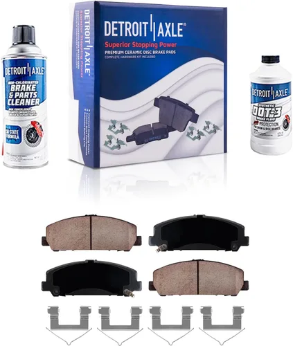 Miniatura 125 de Detroit Axle - Pastillas de Freno Delantero para Nissan Altima Maxima Sentra 350Z Cube Juke Versa INFINITI G20 G35 I30 I35 Suzuki SX4, Pastillas