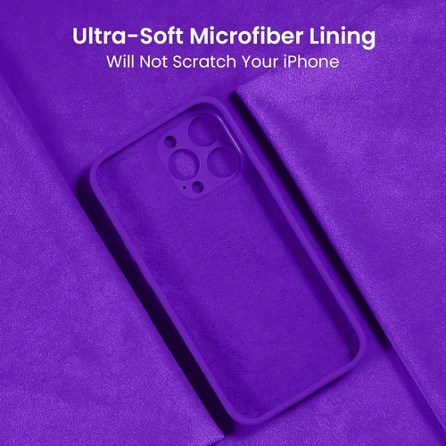 Miniatura 5 de FireNova Funda diseñada para iPhone 15 Pro, funda de silicona mejorada [protección de cámara], forro interior de microfibra antiarañazos, 6.1