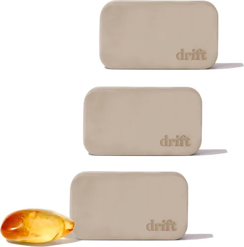 Drift Ambientador de coche – El ambientador original de piedra – Eliminador de olores de coche – Aroma duradero – Clip de metal – Aceites esenciales