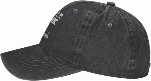 Miniatura 3 de Gorra de béisbol con texto en inglés "That's What I Do I Drink Rum and I Know Things" para hombre Gorras de béisbol, Negro