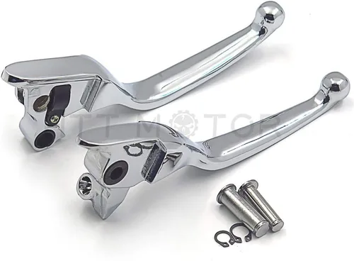 Miniatura 9 de MT241-026-CD Piezas de freno de mano de embrague cromado Compatible con modelos Harley 2008-2013 Touring y Trike 2014 y posteriores FLHR y FLHRC