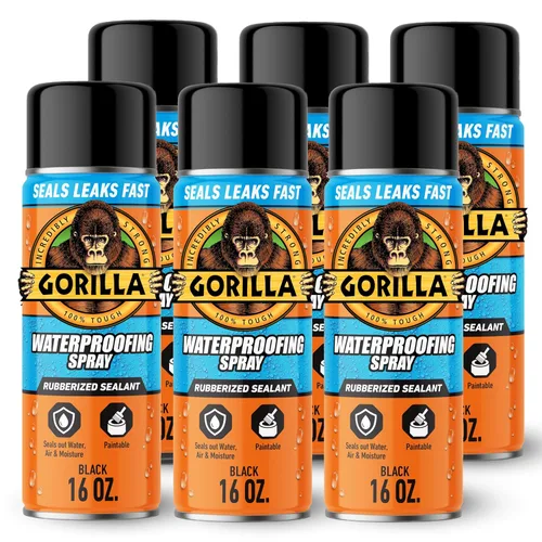 Miniatura 11 de Gorilla Aerosol blanco impermeable para parchar y sellar Transparente