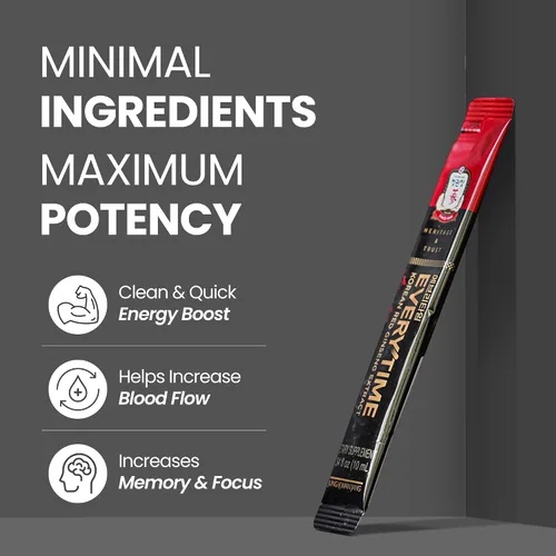 Miniatura 4 de JUNG KWAN JANG Everytime Korean Red Ginseng Extract Limited Stick – Bebida energética de raíz de ginseng panax rojo de grado terrestre – Suplementos
