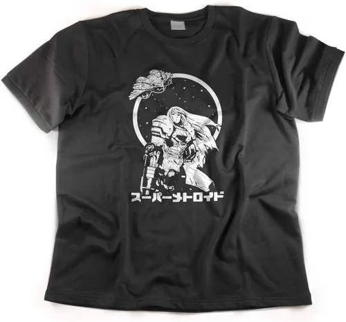 Miniatura 3 de Revel Shore Camisa interestelar inspirada en Samus Metroid japonesa, Negro