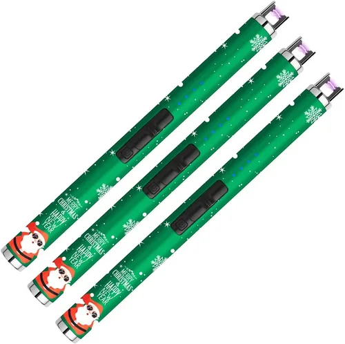Miniatura 8 de Encendedor de arco de vela SUPRUS USB eléctrico con batería LED mejorada, pantalla de batería, interruptor de seguridad, recargable, sin llama