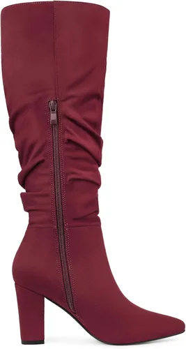 Miniatura 6 de Allegra K Botas altas hasta la rodilla con tacón grueso y puntiagudas para mujer